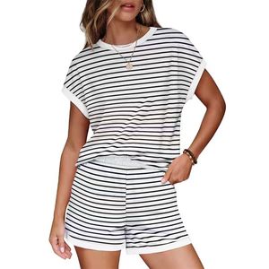 Ensemble de T-shirts à manches courtes pour femmes, tendance, décontractés, unis, style streetwear - Product Image 2