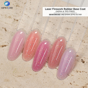 Base de goma sin HEMA <span class=keywords><strong>y</strong></span> TPO, Gel UV, esmalte de uñas de Gel colorido, láser semipermanente, fuegos artificiales, Base de Color para decoración de uñas UV para uñas - Product Image 2