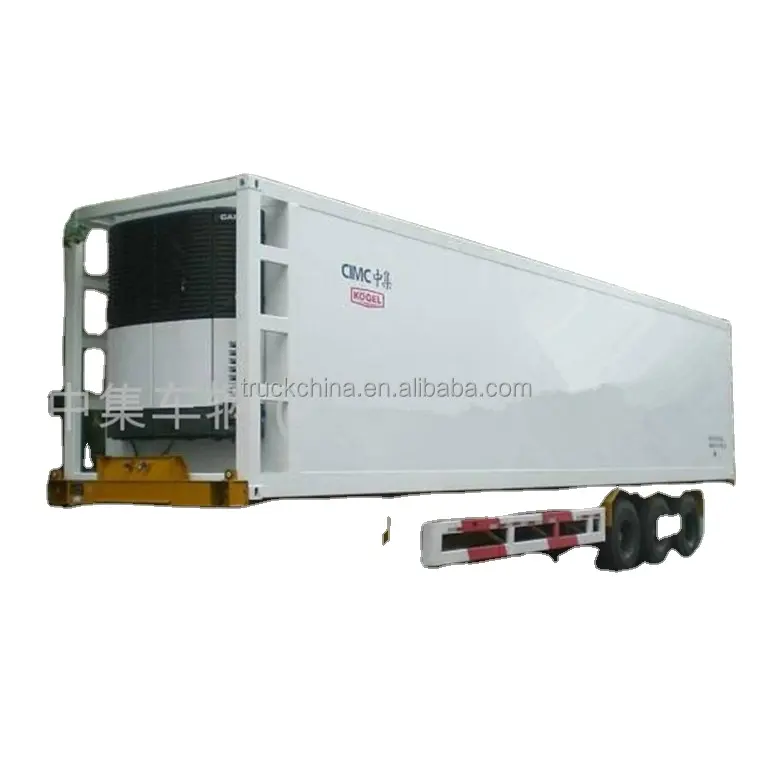 CIMC 13M Lạnh Container Trailer Bán Với Thermo King Và Tàu Sân Bay Làm Mát