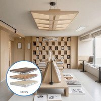 Panel de Nido de Abeja 3D Anti-Rayaduras, Ecológico, Anti-UV, Ignífugo, con Certificación ISO CE, para Decoración de Vestíbulos de Edificios Comerciales
