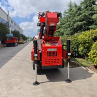 Grue araignée compacte Jiusheng Factory à bras hydraulique pliable, grue sur chenilles de haute qualité avec télécommande CE GOOD