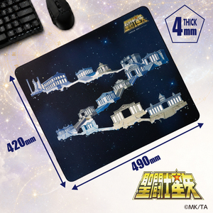 Tapis de souris de jeu Saint Seiya Sanctuary Twelve Temples |   Produit sous licence officielle - Product Image 1