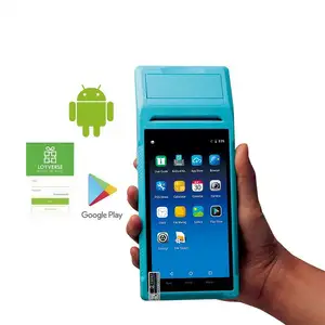 Máquina de caixa inteligente com preço de fábrica de 2024, dispositivo POS portátil com impressora Android PDA para venda