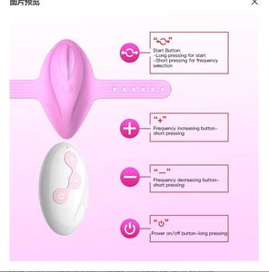 Aizhilian donne Vagina indossabile senza fili Panty vibratore con telecomando proiettile altre forniture di mutandine vibranti per coppie - Product Image 3