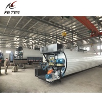Réservoir d'asphalte à combustion au mazout à double commande automatique et manuelle avec pompe pour la production de bitume, haute efficacité de fonctionnement