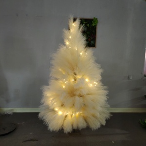 Cây Pampas Giả Trang Trí Giáng Sinh Bằng Lụa Theo Yêu Cầu B0483 1.8M Cây Cỏ Pampas Nhân Tạo Để Trang Trí Giáng Sinh - Product Image 4