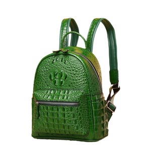 Nuovo zaino da donna con motivo coccodrillo, zaino da donna di grande capacità, zaino scolastico per bambina, borsa a tracolla da viaggio per esterni - Product Image 5