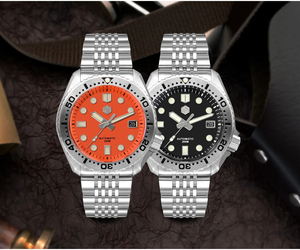 <span class=keywords><strong>San</strong></span> <span class=keywords><strong>Martin</strong></span>, reloj de buceo de lujo para hombre, reloj de pulsera mecánico de negocios NH35 abulón, pulsera de zafiro luminoso, 20 Bar - Product Image 3