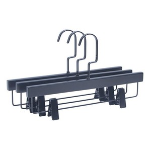 Hoge kwaliteit antislip massief houten moderne kledinghangers, spoorloos, draagkrachtig, geschikt voor kledingkast en woonkamer. - Product Image 2