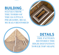 Pyramides égyptiennes en papier 3D, puzzle éducatif DIY pour les enfants de 5 à 14 ans - Jouer avec l'histoire