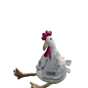Pâques Mignon tissu Poulet forme <span class=keywords><strong>sac</strong></span> de sable arrêt de porte Poulet Butée De Porte décoration De vacances de Pâques - Product Image 1