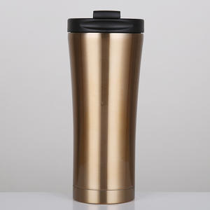 Venta al por Mayor de Termos C199 de Doble Capa de Acero Inoxidable, Taza de Café para Auto de 500 ml, Termo Delgado Portátil para Viajes - Product Image 4