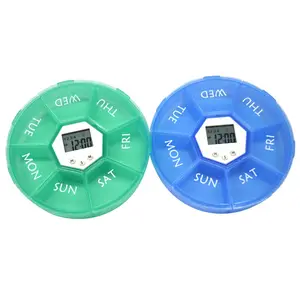 weekly electronic cheap automatic pill organizer pill box timer pill box with alarm 57