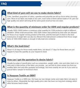 <span class=keywords><strong>N908</strong></span> Denim pesado de alta rentabilidad sin estiramiento - Product Image 4