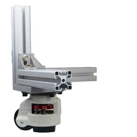Roulettes pivotantes GD-100F pour machines lourdes, usage industriel, plaque de nivellement réglable, atelier, entrepôt, mobilier, 750 kg