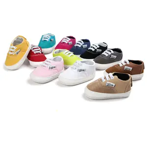 Baby Shoes Baby Boys Girls Shoes Canvas Toddler Sneakers Anti-Slip Infant First Walkers 0-18 Months