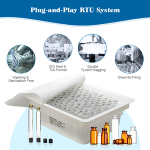 โรงงาน LINUO ผลิตโดยตรง ขวดแก้วบอโรซิลิเกตฆ่าเชื้อด้วยไอน้ำ ETO สำหรับยา ได้มาตรฐาน <span class=keywords><strong>IOS</strong></span> 15378 ขนาด 3 มล. 5 มล. 7 มล. 10 มล. 15 มล. 30 มล. พร้อมฝาสีเงิน - Product Image 3