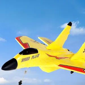 Avión de combate a control remoto para niños, modelo de avión planeador EPP de 2,4 GHz y 290mm de envergadura, juguete de vuelo al aire libre