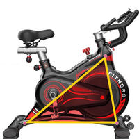 Vélo de spinning intelligent et silencieux pour entraînement multi-exercices à domicile
