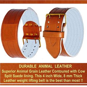 Nouvelle arrivée, ceinture de musculation personnalisée de 5 mm d'épaisseur, boucle à double pointe, ceinture de compétition de musculation, ceinture de gym en gros, équipement de fitness personnalisé - Product Image 2