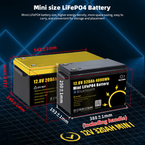 Bluetooth 320Ah 280Ah 200Ah 100Ah <span class=keywords><strong>12V</strong></span> 24V LiFePO4 Bateria <span class=keywords><strong>Solar</strong></span> LFP Pack Indoor Outdoor Energia Ion De Lítio Baterias Pack - Product Image 3