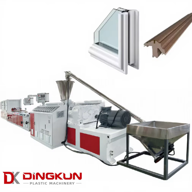 High Production Automatic Unmanned Wpc Window and Door Making Machine Machinery