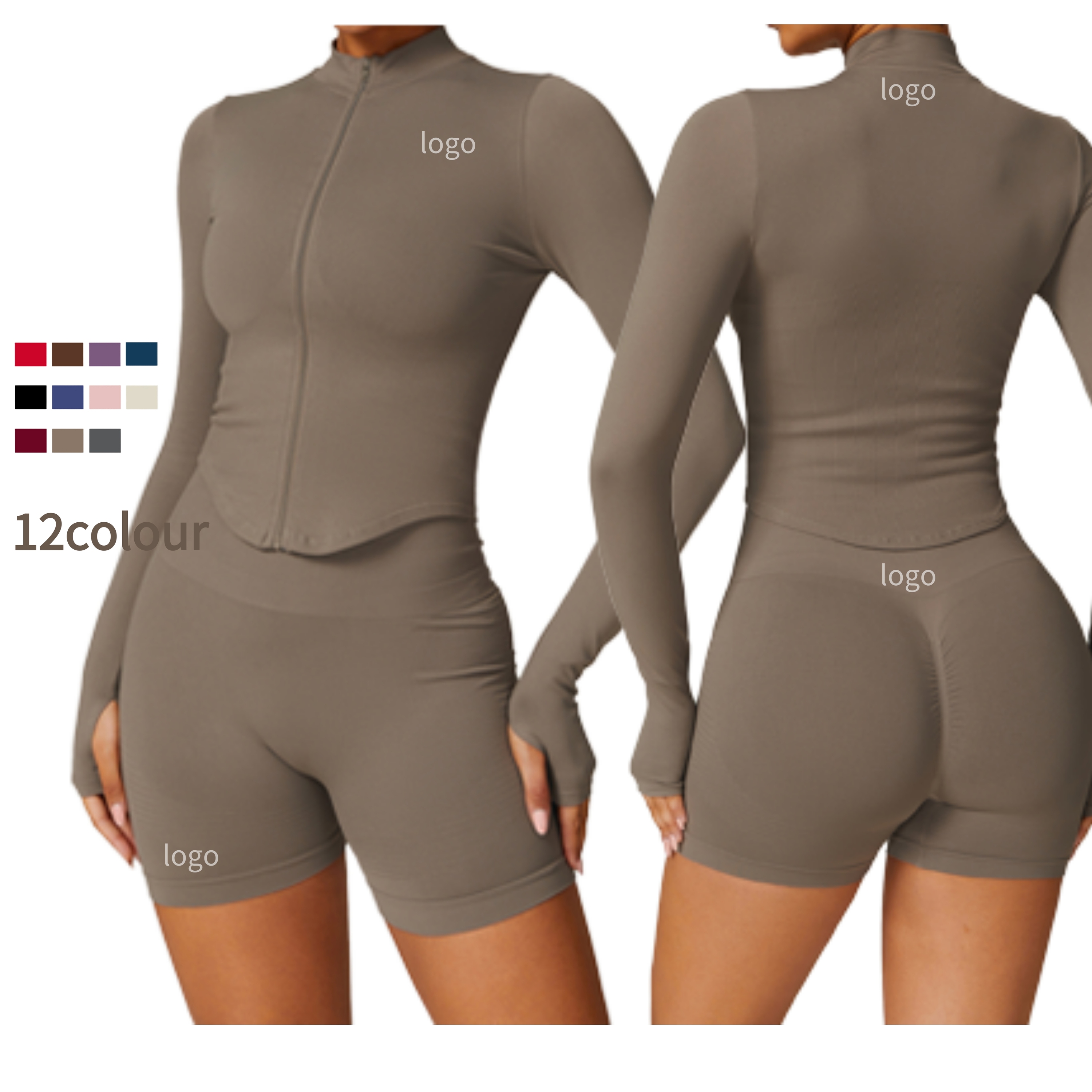 Women Seamless 3 Pcs Sets for Outdoor Sports Quick Dry Yoga Women Yoga Suits With Shorts