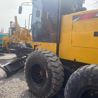 Niveleuse sur pneus d'occasion GR185 de Chine, modèle SC7H190.4G3, moteur Shangchai 140kW pour travaux de terrassement et de construction routière