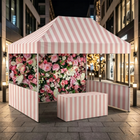 Carpa Plegable Económica Tipo Pop-Up, Gazebo Publicitario con Impresión Personalizada, Carpa de Techo, Carpa para Ferias Comerciales en Venta