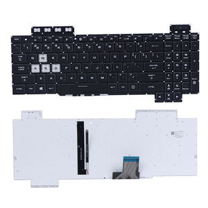 <span class=keywords><strong>Clavier</strong></span> d'ordinateur portable américain rétroéclairé pour <span class=keywords><strong>Asus</strong></span> <span class=keywords><strong>TUF</strong></span> FX505 FX505D FX506 claviers de remplacement de la série de claviers de jeu rétroéclairés américains - Product Image 1