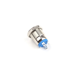 Anillo de enganche momentáneo, interruptor de botón de Metal Led de 12mm, redondo y plano, 1NO, 4 posiciones, iluminación con logotipo de potencia, 12-P10Y-E *-N <span class=keywords><strong>24V</strong></span> - Product Image 5