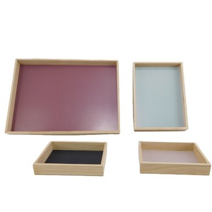 Modern minimalist wooden rectangular <b>tea</b> <b>tray</b> for home use, teacups, hotel tabletops, outdoor barbecue tableware. - Product Image 5