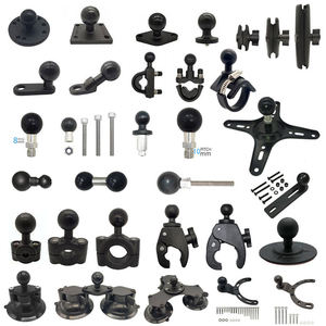 Para <span class=keywords><strong>Go</strong></span> <span class=keywords><strong>Pro</strong></span> trípode montaje 1/4 20 placa de montaje 1 pulgada rótula Cámara cabeza adaptador bola Base aluminio para gopro montaje bicicleta - Product Image 6