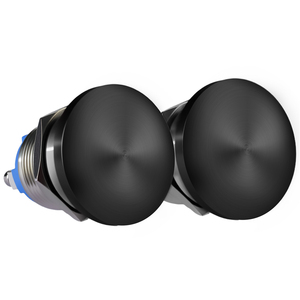 Mushroom Push <b>Button</b> Switch Combines Momentary <b>NO</b> Action Metal Build And Multiple Mounting Sizes - Product Image 1