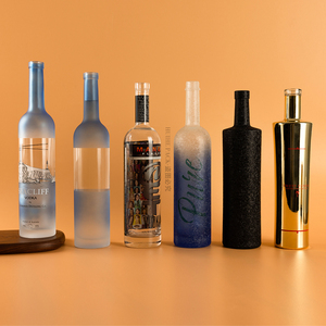 Factory Made 700ml <strong>750ml</strong> 1000ml Arizona Glass <strong>Bottles</strong> Classic Vodka Spirits <strong>Bottle</strong> with Cork - Product Image 3