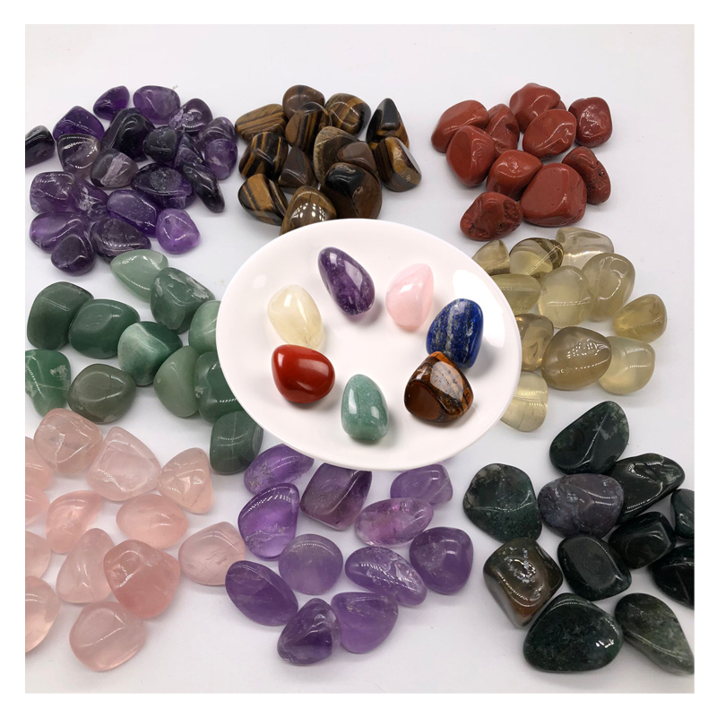 Bulk Polished Quartz jewelry quartz healing natural natural tumbled Stones and crystal semi-precious stone crafts