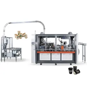 China disposable mini coffee paper cup making machine price for sale