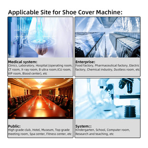 Distributeur automatique de couvre-chaussures intelligent LK-X1300 avec 1 rouleau de film PVC pour couvre-chaussures - Product Image 5