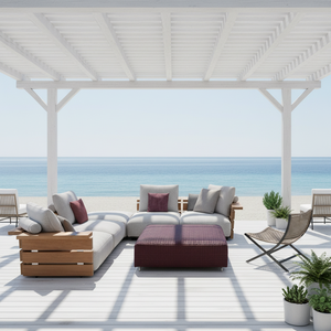 Meubles d'intérieur <span class=keywords><strong>de</strong></span> luxe, designs modernes, canapé d'extérieur en teck, chaises longues - Product Image 1