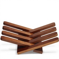 Support de présentation de livres en bois pliable en forme de X, conception réglable à couches croisées, grande capacité, support de bureau pour livres de cuisine