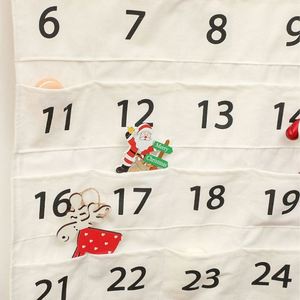 Calendrier de l'Avent en tissu suspendu avec logo imprimé, vide, pour Noël – Offre Spéciale - Product Image 5