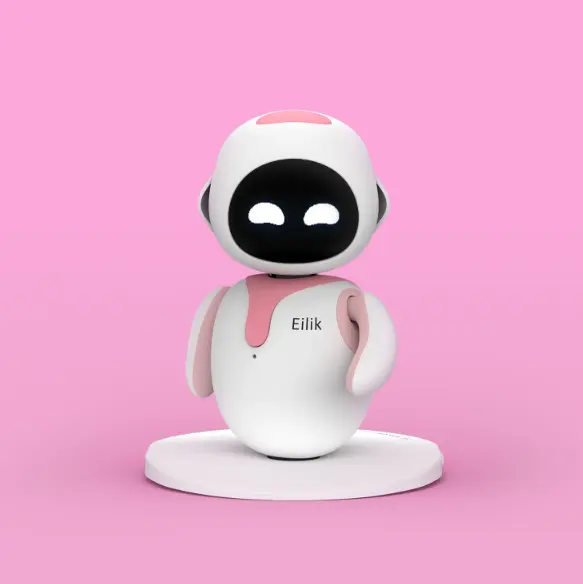 Hot Selling Pink Eilik Emo Toy Interaction Robot, a Cute Intelligent Companion of Pet Robot, Accompany Dest Toy
