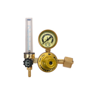 Régulateur de pression d'argon YQAr-731L en laiton avec jauge à diaphragme à filetage interne de 8 mm pour équipement de soudage - Product Image 1