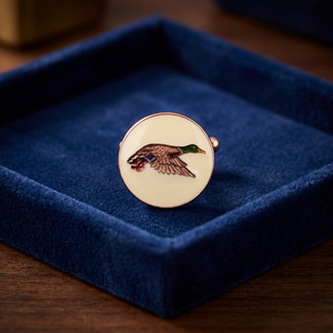 <b>Mens</b> Brass Enamel Duck Formal Buttons-Birthday <b>Party</b> Anniversary Accessory - Product Image 6