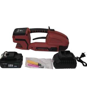 Hiệu suất cao tự động điện máy đóng đai 18V 4000mAh pin lớn động cơ bao bì bọc nhựa cho các trường hợp lon - Product Image 4