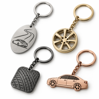 Porte-clés en métal plaqué avec breloque en cuir pour jante de voiture, logo personnalisé, vente en gros, cadeau promotionnel, fournisseur, fabricant