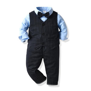 Conjunto <span class=keywords><strong>de</strong></span> 5 piezas <span class=keywords><strong>Primera</strong></span> Comunión 7 años Ropa formal Traje <span class=keywords><strong>de</strong></span> bebé niño - Product Image 2