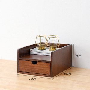 En bois multifonction <span class=keywords><strong>bureau</strong></span> maquillage stockage bois <span class=keywords><strong>bureau</strong></span> soins <span class=keywords><strong>de</strong></span> la peau cosmétique <span class=keywords><strong>bureau</strong></span> maquillage <span class=keywords><strong>organisateur</strong></span> avec tiroir - Product Image 4