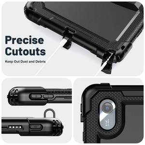 Silicone chống sốc Rugged trường hợp đối với Lenovo Pad 11 2025/ Tab K11 Gen 2 được xây dựng trong có thể gập lại Rugged chân đế - Product Image 2