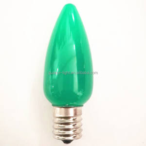 Коммерческий КЛАСС E 17 C 9 гладкие непрозрачные керамические синие светодиодные Рождественские огни IP65 праздничные лампы - Product Image 5